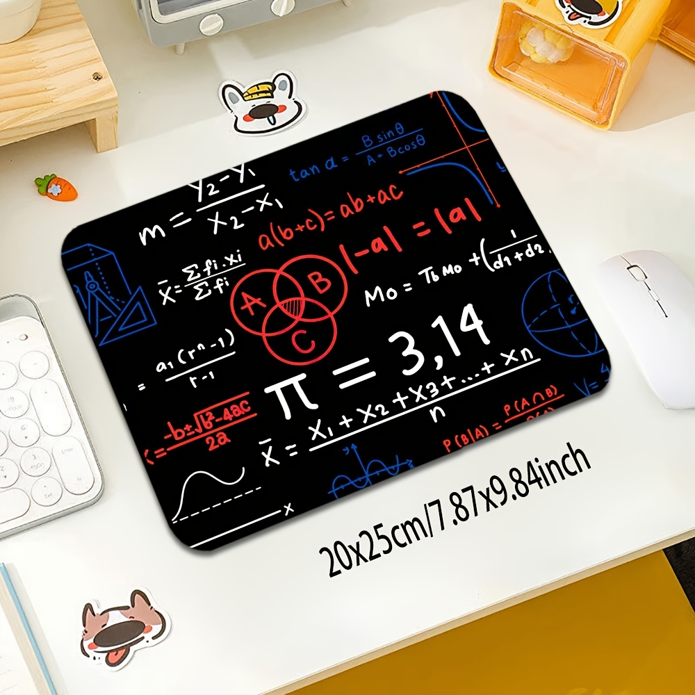 Gaming Accessories Brands - Brand Math Formula Mouse Pad Rubber