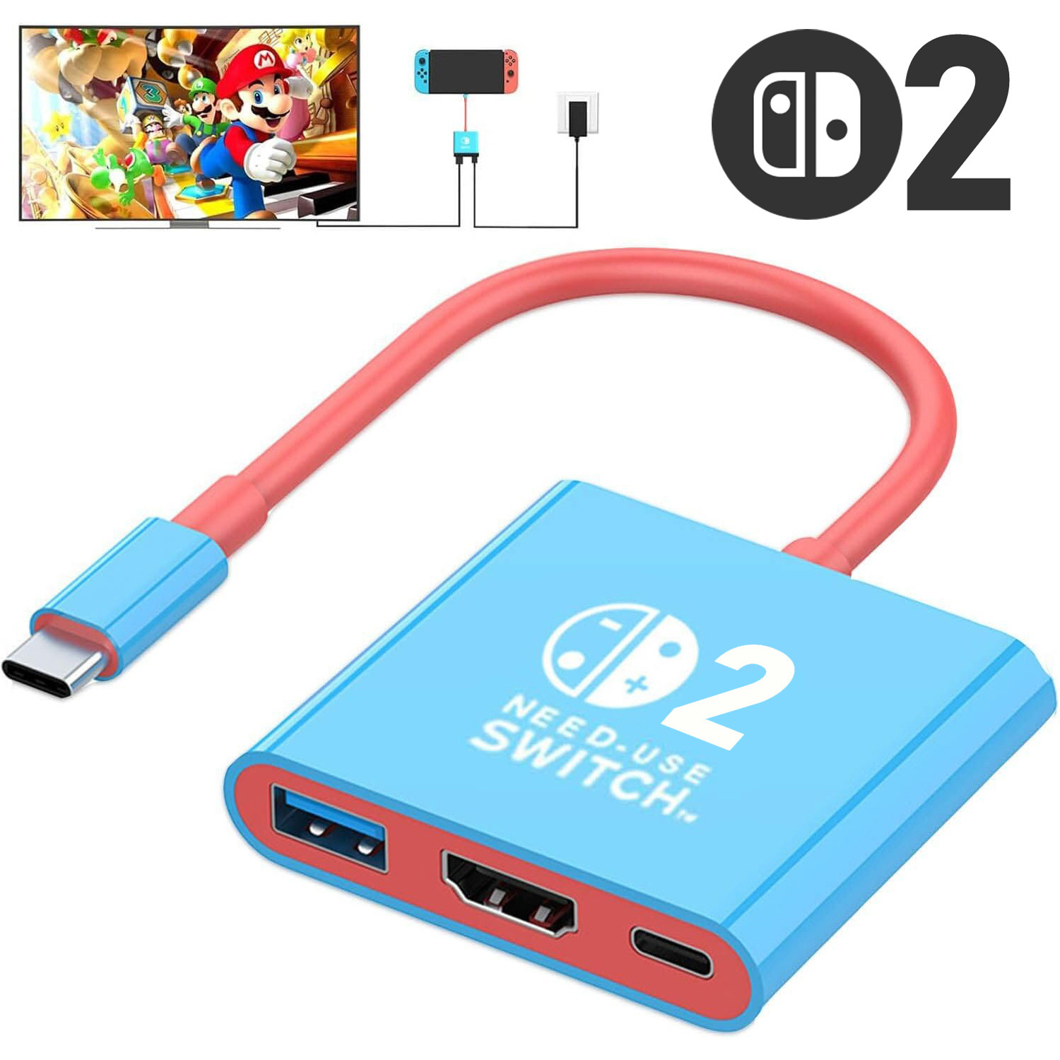 Gaming Kit Accessories Nintendo Switch - For Switch2 Type C Docking Station
