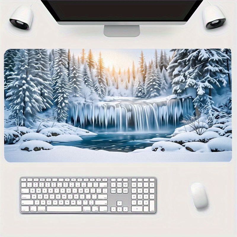 Gaming Accessories Brands - Brand Winter Snowscape Large Mouse Pad