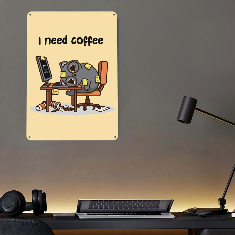 I Need Coffee 3D Texture Metal - đánh giá và giá Gaming Accessories Needed