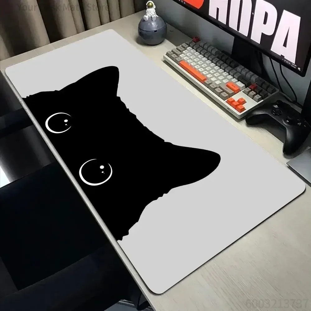 Funny black cat Mouse Pads Cut - đánh giá và giá Gaming Accessories Companies