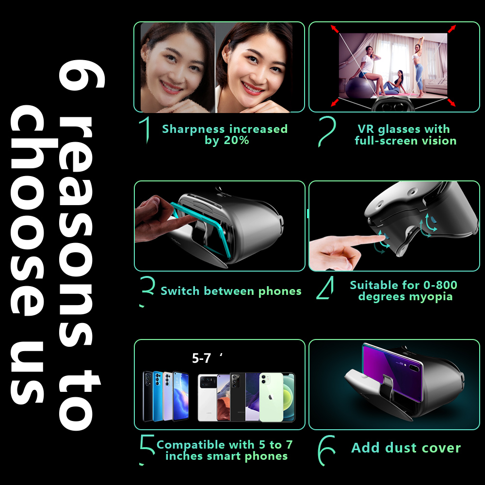 3D Virtual Reality VR Glasses  - đánh giá và giá Gaming Accessories Iphone