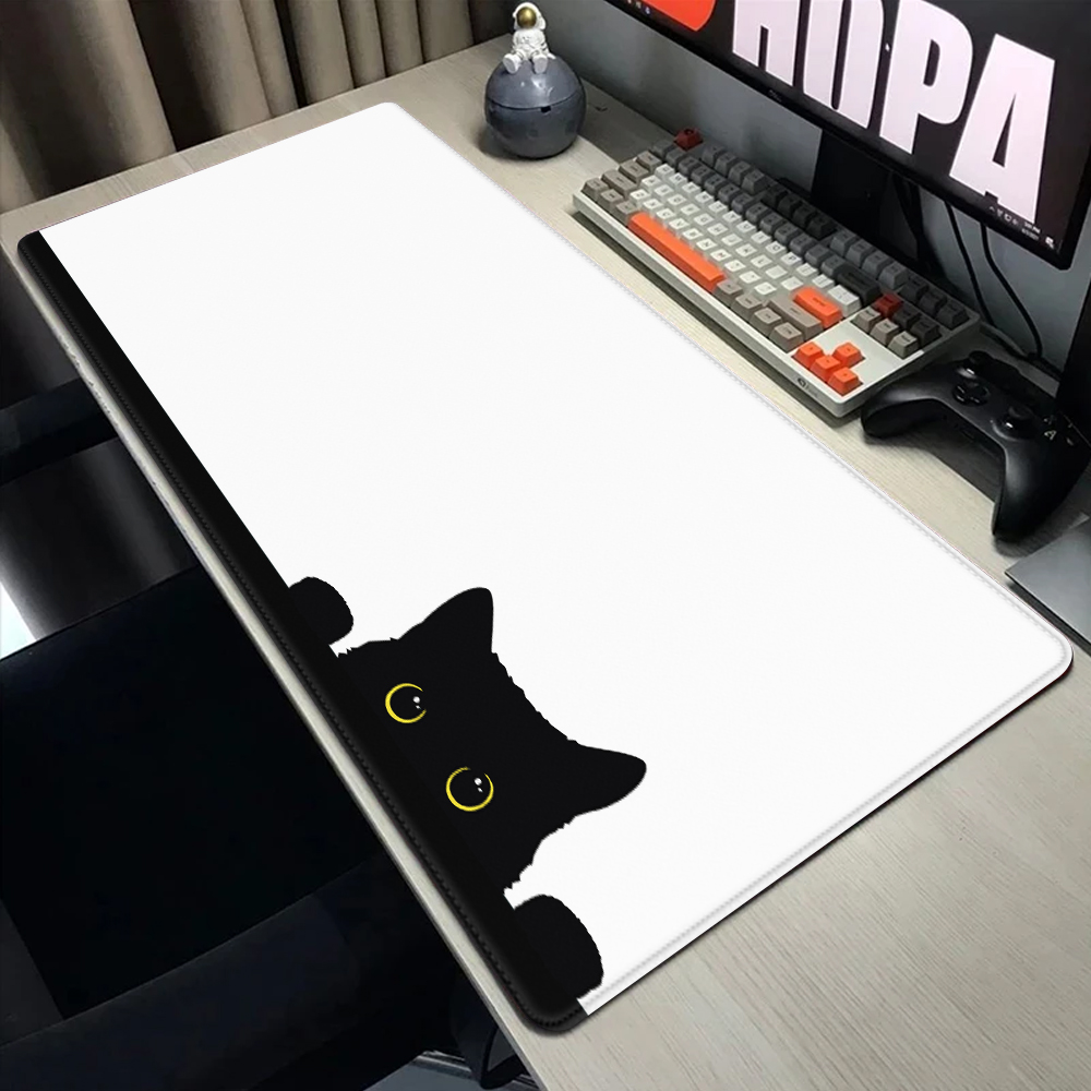 Funny black cat Mouse Pads Cut - đánh giá và giá Gaming Accessories Companies