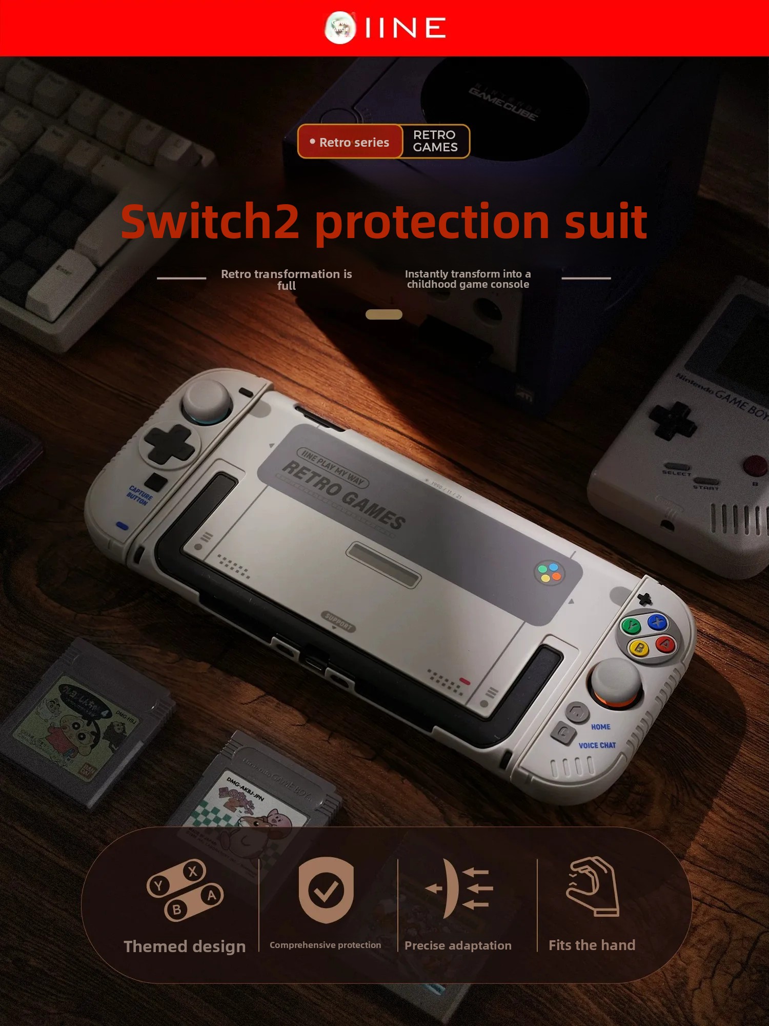IINE Protective Suits Hard She - đánh giá và giá Gaming Accessories Nintendo Switch