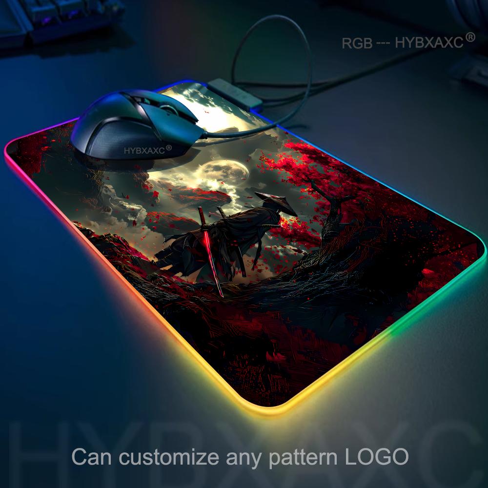 RGB Samurai Warrior Mouse Pad  - đánh giá và giá Gaming Accessories Companies