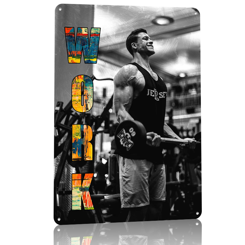 GYM Tin Poster Customized Wall - đánh giá và giá Gaming Accessories Europe